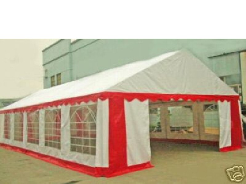 tent wit rood